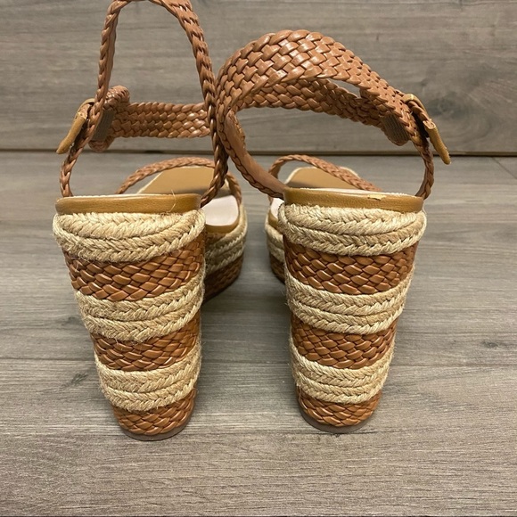 SCHUTZ | Nani Two Toned Braided Espadrille Wedge - Picture 8 of 12